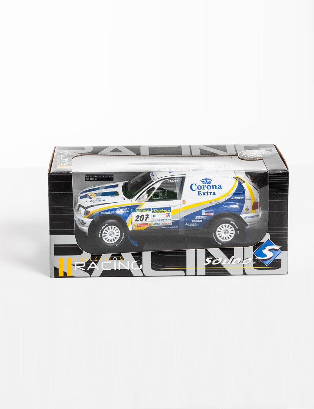BMW X5 rallye raid 2005 de Solido au 1/43ème