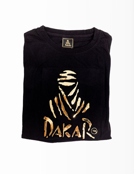T-Shirt Dakar Logo - Schwarz DKR VIP EMBO 1