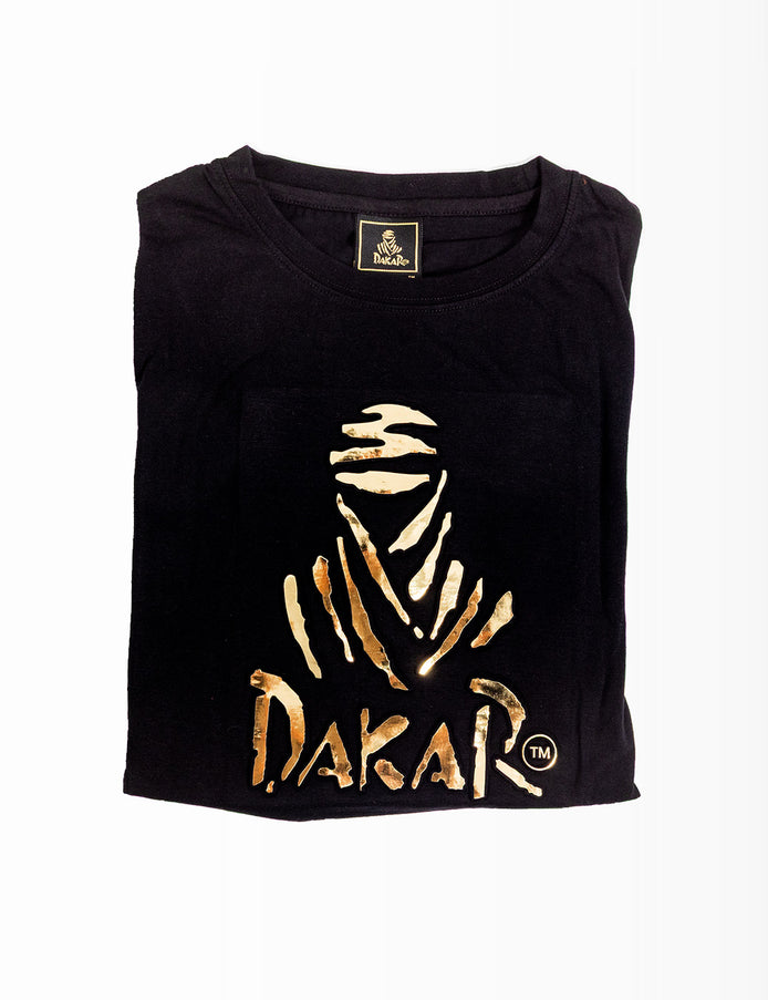 T-Shirt Dakar Logo - Schwarz DKR VIP EMBO 1