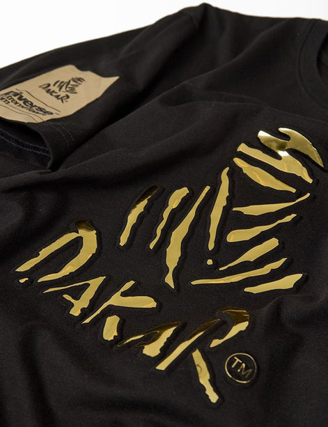 T-Shirt Dakar Logo - Schwarz DKR VIP EMBO 1