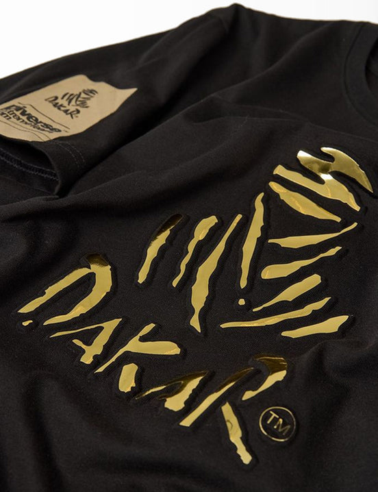 T-Shirt Dakar Logo - Schwarz DKR VIP EMBO 1