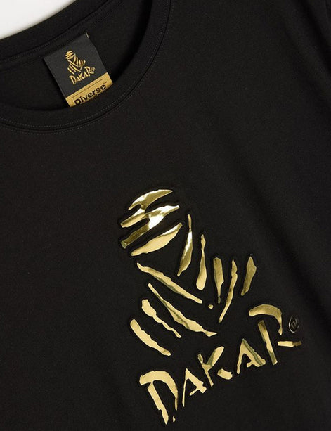 T-Shirt Dakar Logo - Schwarz DKR VIP EMBO 1