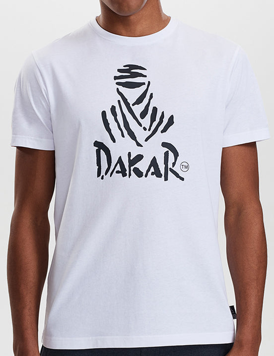 T-Shirt Dakar Logo - weiß