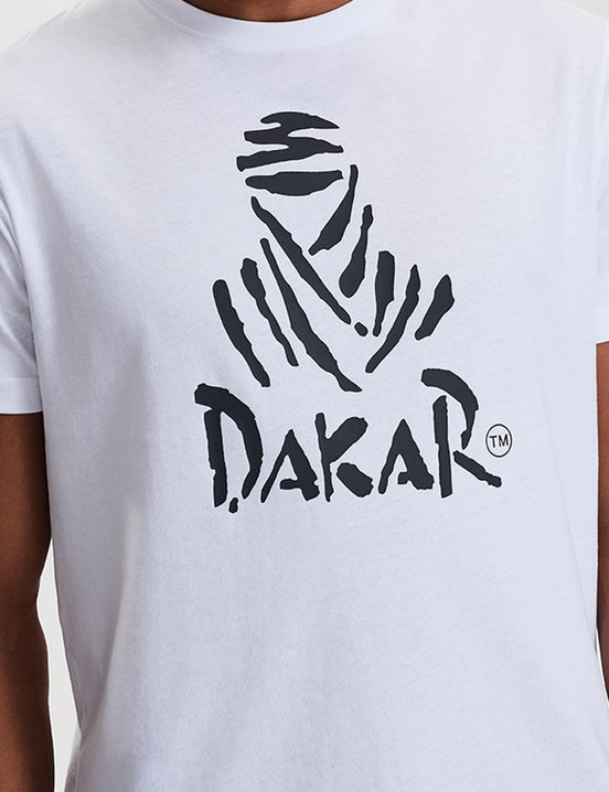 T-Shirt Dakar Logo - weiß