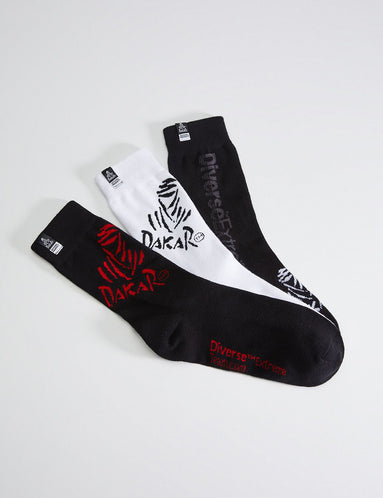 Socken - Dakar Logo (3er PACK)
